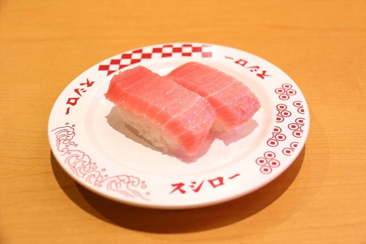 ダブル「特ネタ中とろ」※試食会で撮影※試食会で撮影