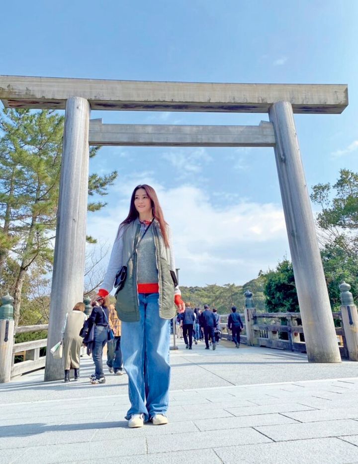 伊勢神宮への参拝を恒例行事にしている観月ありささん