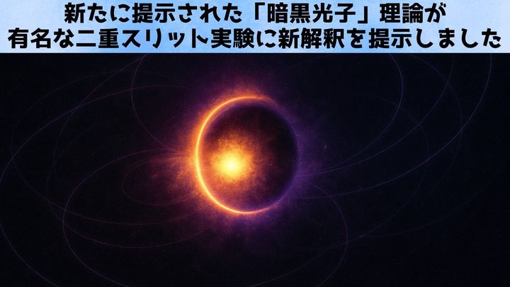 「暗黒光子」理論が二重スリット実験に新解釈を提示