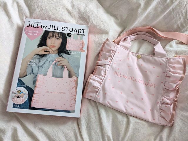 ジルスチュアートハートフリルバッグピンク