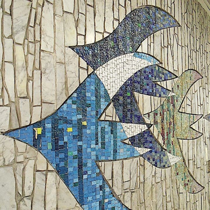 メトロプロムナード モザイク壁画 