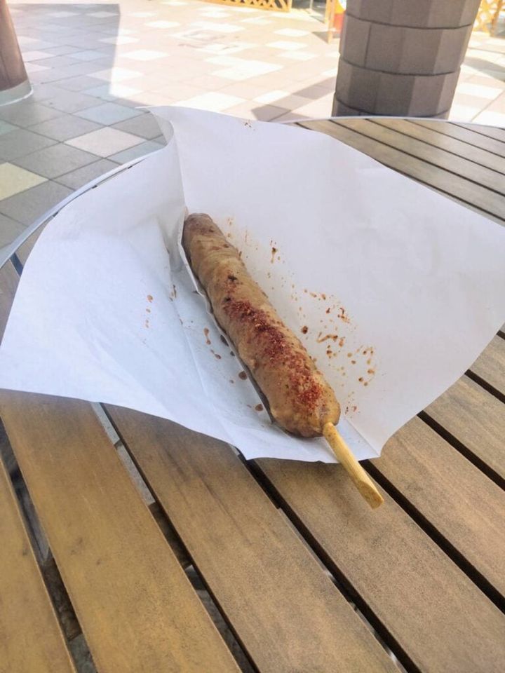 肉巻きおにぎり棒