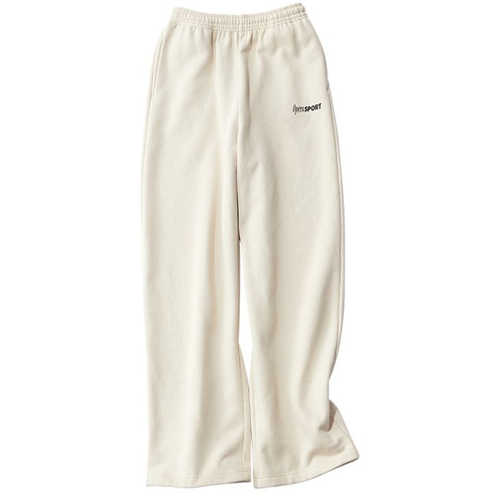 オペラスポーツのオフ白スウェットパンツ