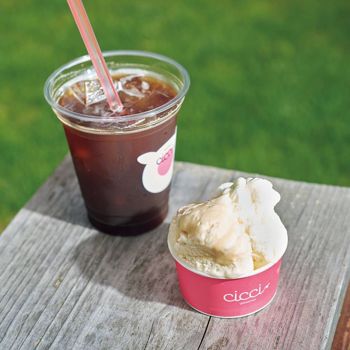 福井〈gelateria CICCI〉アイス、モモンガコーヒー