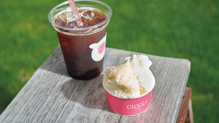 福井〈gelateria CICCI〉アイス、モモンガコーヒー