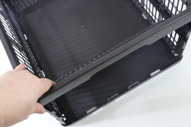 折り畳みコンテナ（47×35×23cm） 組み立て