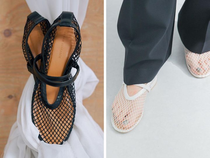 画像: 「メッシュフラットシューズ」各￥13,200 出典：アーバンリサーチ