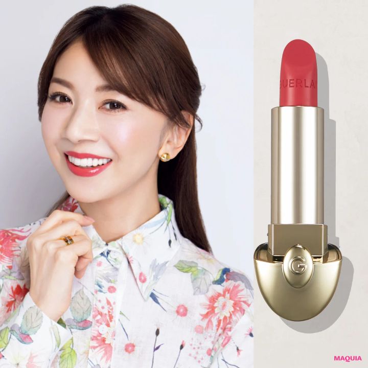 君島十和子さんが選ぶ、落ちないリップ名品。食べても飲んでも美人印象はそのまま！