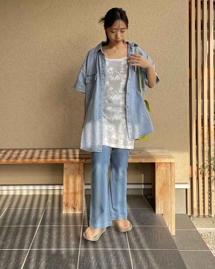 画像1: トレンドなデニムコーデ