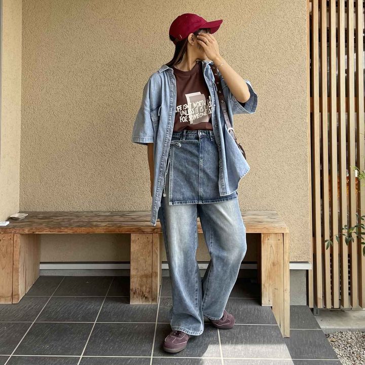 画像: デニム ✕ デニムで