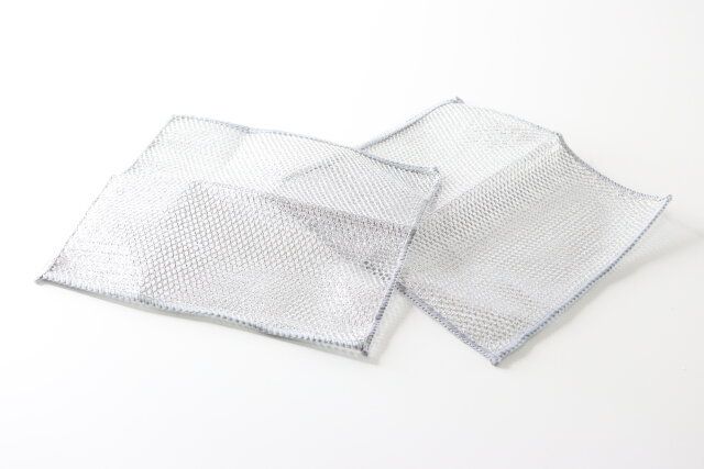 アルミ蒸着ポリエステルメッシュクリーナー2P