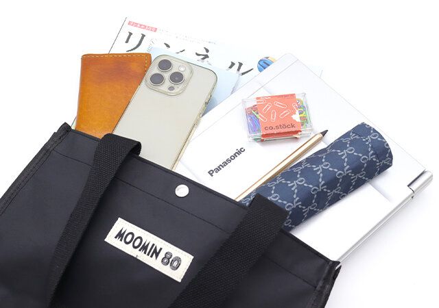 宝島社ムーミン80周年リトルミイトートバッグ収納力