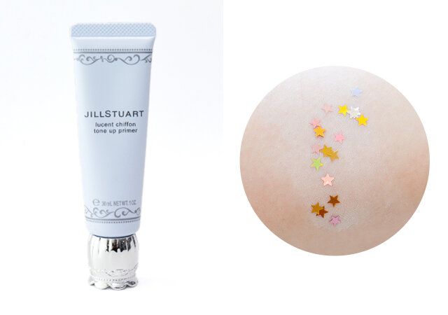 ジルスチュアート ルーセントシフォン トーンアップ プライマー べたつきチェック