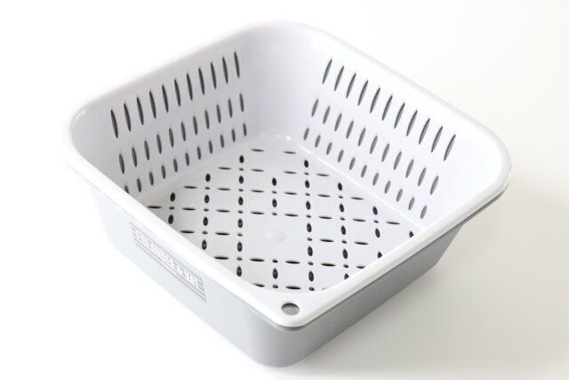 セリアのザル・バット ペアセット ダークGY2