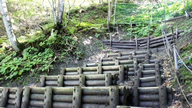 分杭峠のゼロ磁場スポット