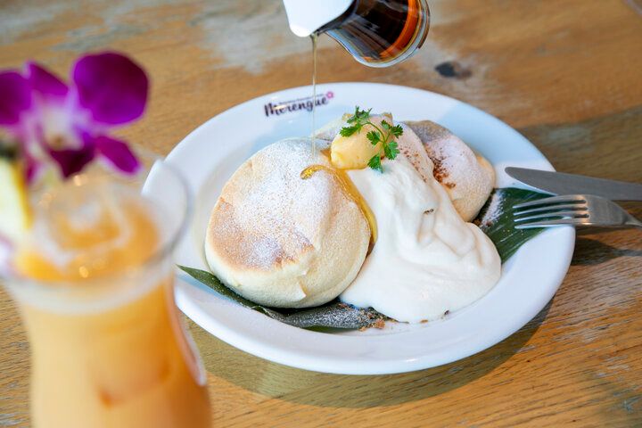横浜の絶景とハワイ気分が楽しめる♪ふわっふわパンケーキが魅力の「Merengue Makana」