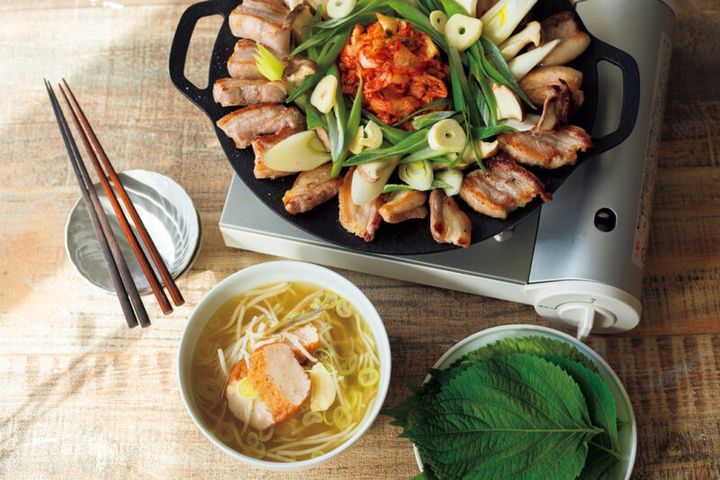 【ピョン・ウソクに捧げるワタナベさんの愛の一皿】 たくさん召し上がれ♡ お家サムギョプサル