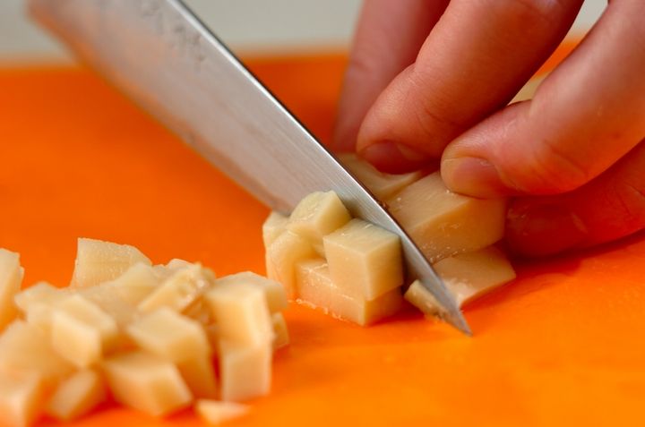 ふんわりイカ揚げの下準備1