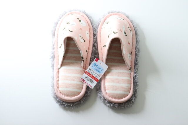 ダイソー 掃除スリッパ アニマル 商品タグ