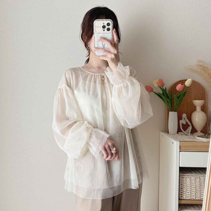 画像: 袖ふんわり