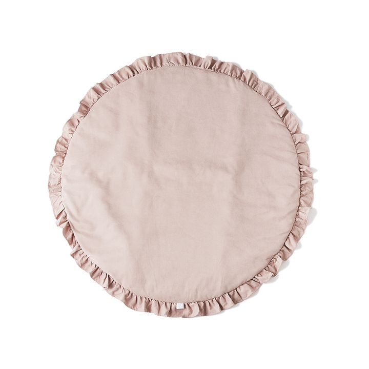 おしゃれな出産祝いにおすすめ：ポーランド発のファブリックブランド。ラッフルプレイマット¥15,180（コットンアンドスイーツ）