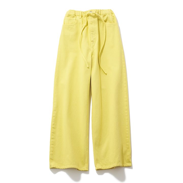 ジェイドットのイエローデニムパンツ