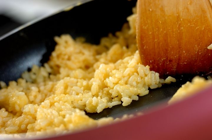 ヒジキと納豆のチャーハンの作り方1