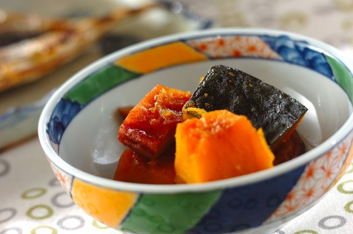 カボチャとさつま揚げの煮物