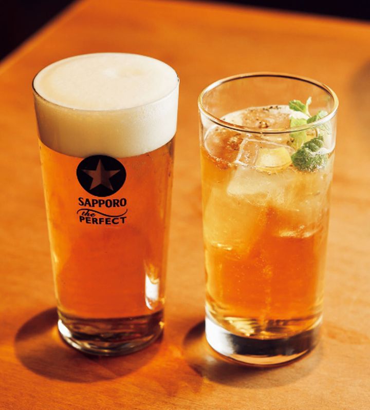 西梅田『ヒロカワテーラー バルチカ03店』の「コーヒーハイボール」、「生ビール」