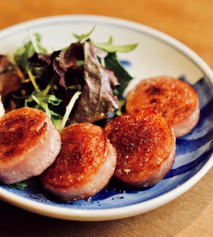 西梅田『ヒロカワテーラー バルチカ03店』の「厚切り雲仙ハム」