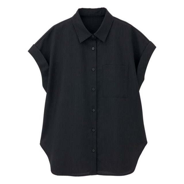 しまむらのフレンチスリーブシャツ