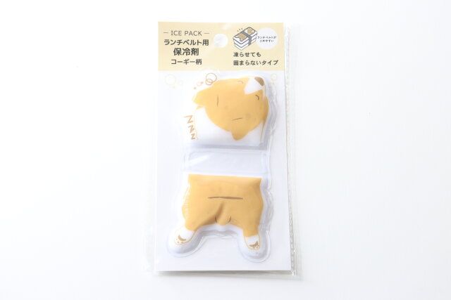 セリア ランチベルト用保冷剤 コーギー柄 パッケージ
