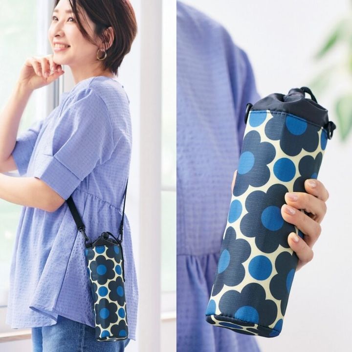 保冷ボトルケースはストラップ付き GLOW7月号増刊付録