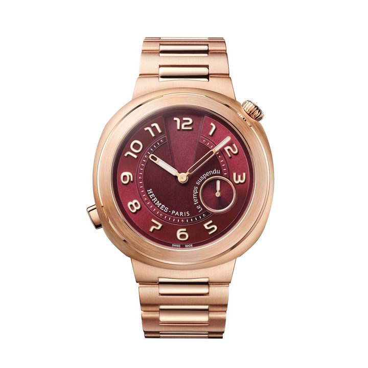 「エルメス カット タンシュスポンデュ」（RG、ケース径39mm、自動巻き）※2025年8月発売予定￥7,502,000（予定価格）／HERMÈS