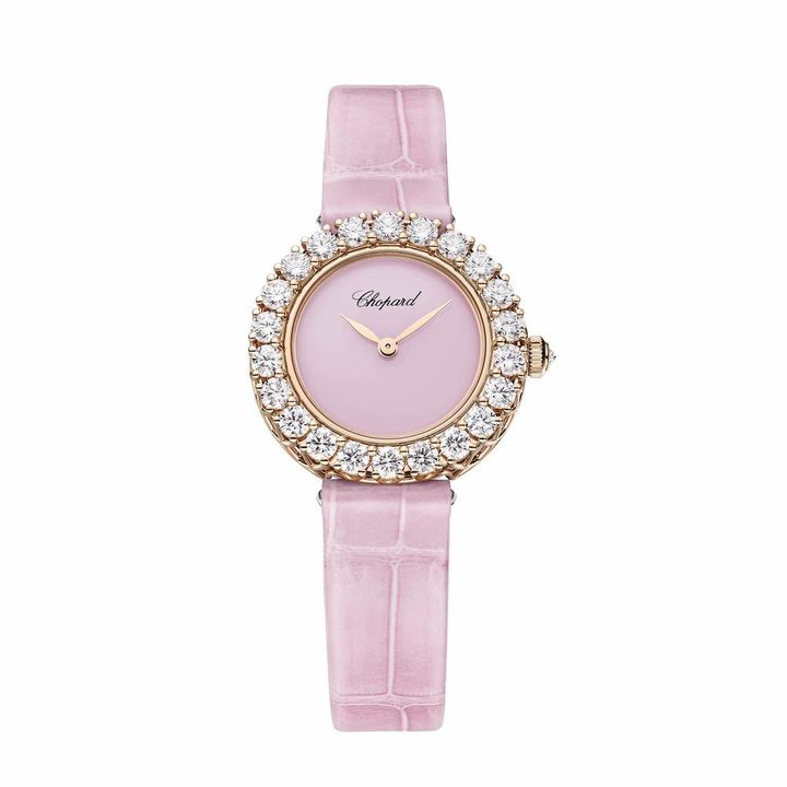 「ルール・ドゥ・ディアマン」（エシカルRG×ダイヤモンド、ケース径26mm、手巻き）￥4,785,000／CHOPARD