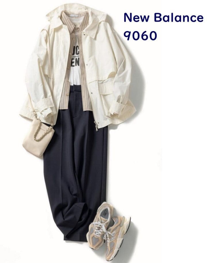 ニューバランスのスニーカー［9060］のコーデ