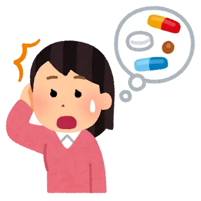 絵に描いた餅のイラスト（男性）