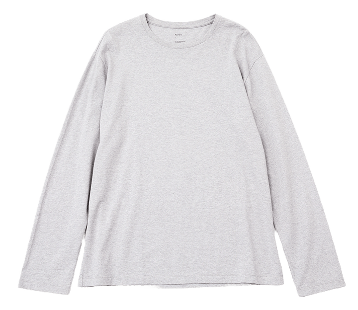 テイクスのグレー・長袖Tシャツ