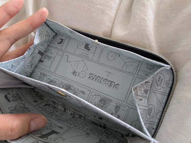 スヌーピー小さな長財布小銭入れ