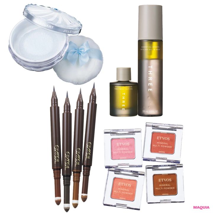 THREEのヘアオイルやエトヴォスの名品も。話題の新作をエディターがお試し！ 