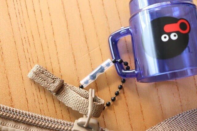 ダイソーのボールチェーン プロテクションチューブはキーホルダーの紛失防止にオススメ