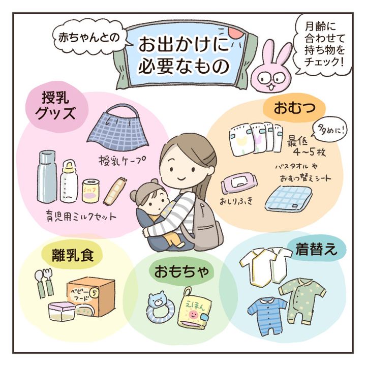 赤ちゃんとのお出かけ