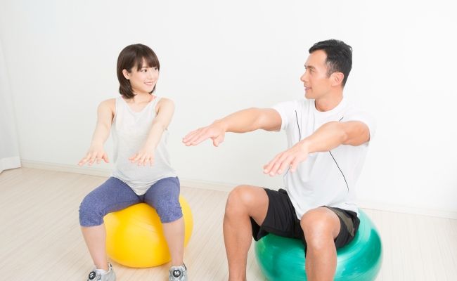 バランスボール体験イメージ