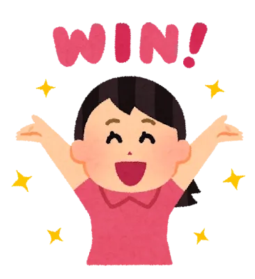 絵に描いた餅のイラスト（男性）