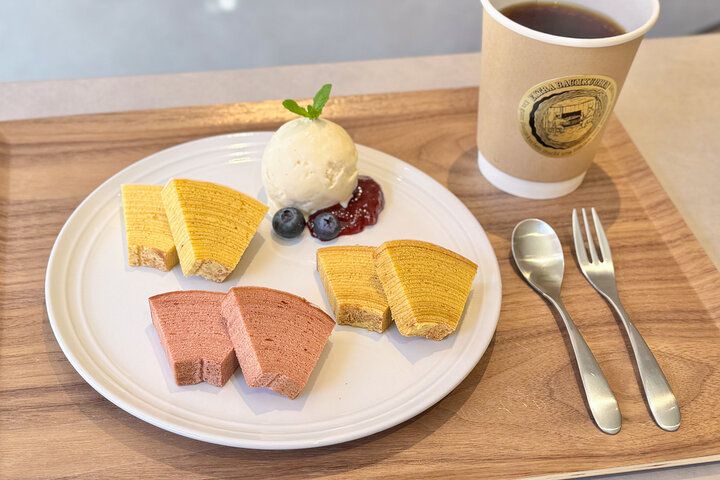 カフェスペースが誕生♪リニューアルオープンした「ヴィヨン 桜新町本店」でバウムクーヘンを食べ比べ