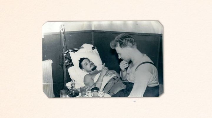 手術後のロゴゾフと助手を務めた同僚