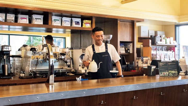 東京〈レックコーヒー〉店内