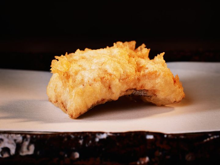 恵比寿『天ぷら北川』の太刀魚の天ぷら