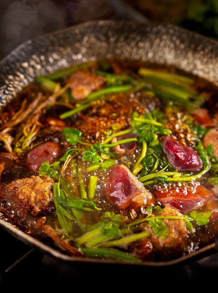 広尾『水づき』の「鴨鍋」