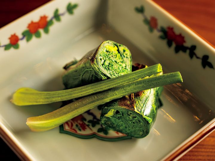 広尾『水づき』の「ほうれん草」